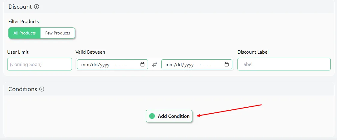 add condition
