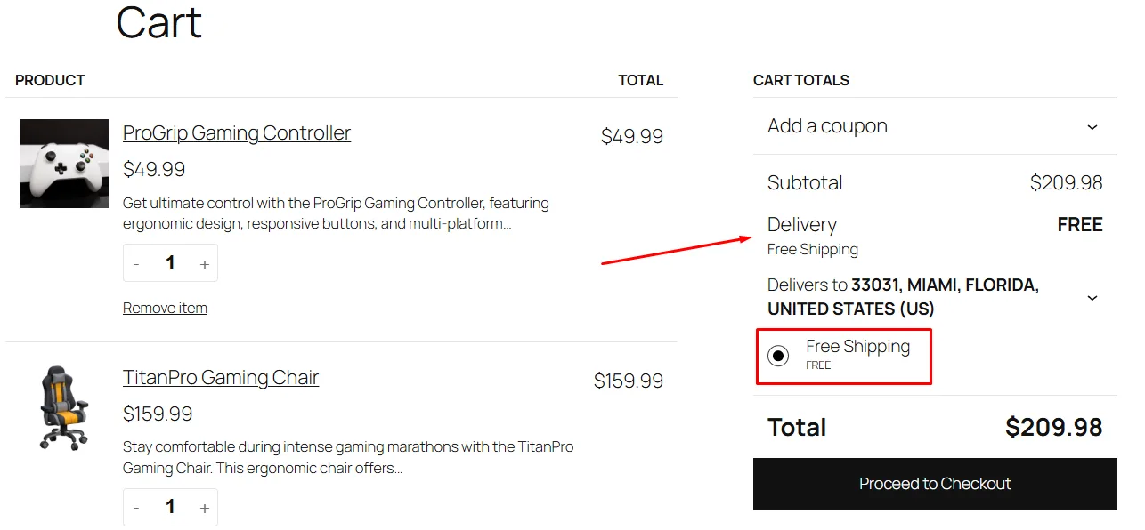 WooCommerce cart discounts
