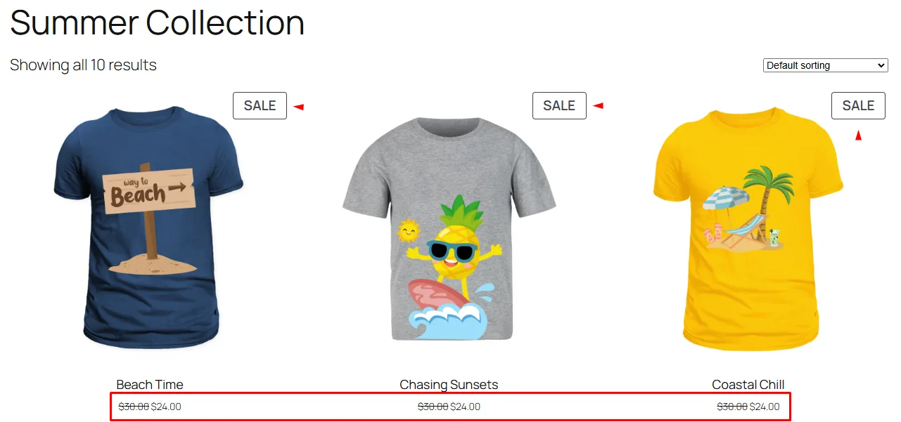 category discount