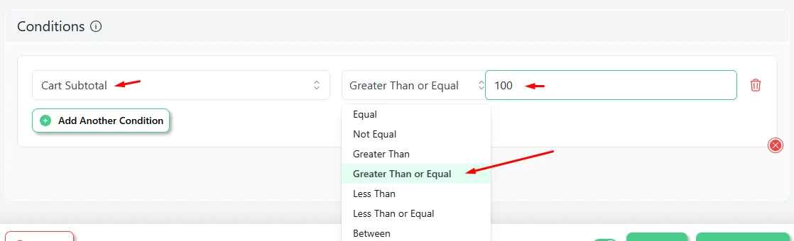 greater than or equal