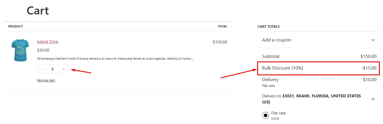 WooCommerce bulk discounts