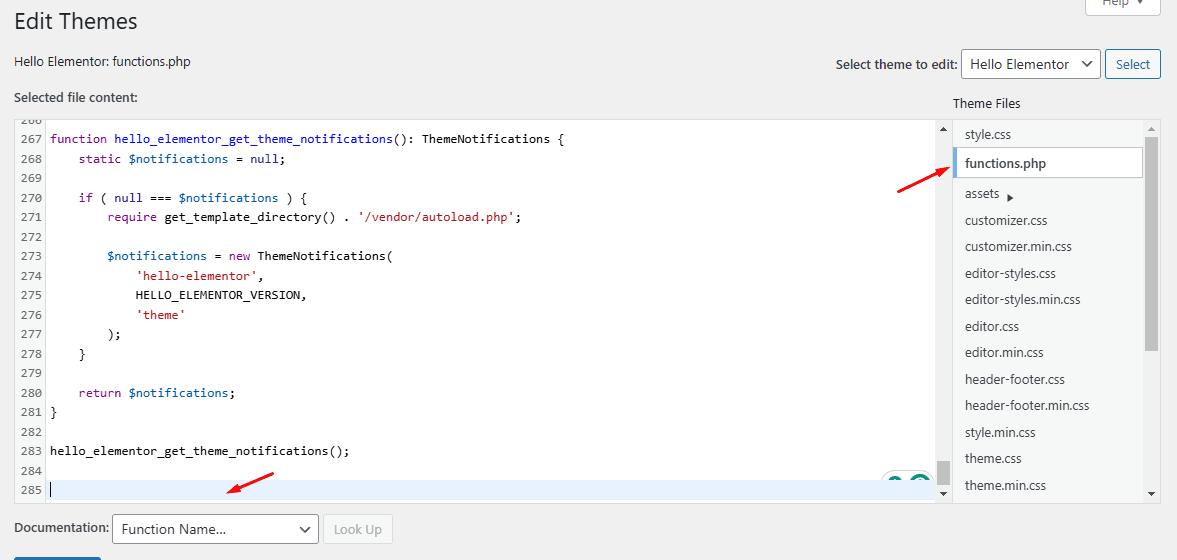 functions file