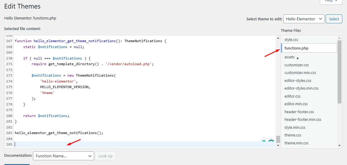functions file