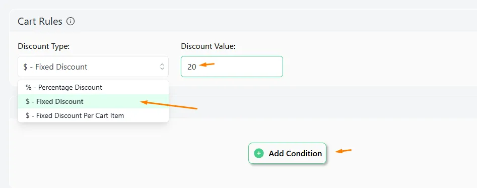 fixed discount
