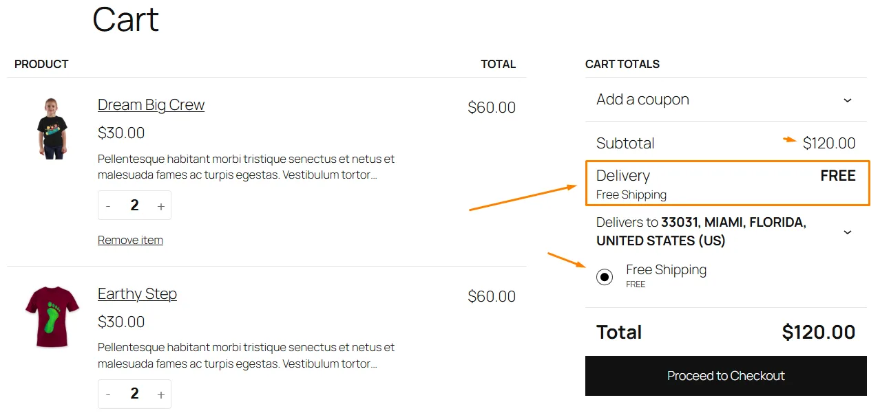 free shipping