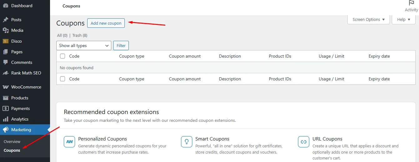 add coupon