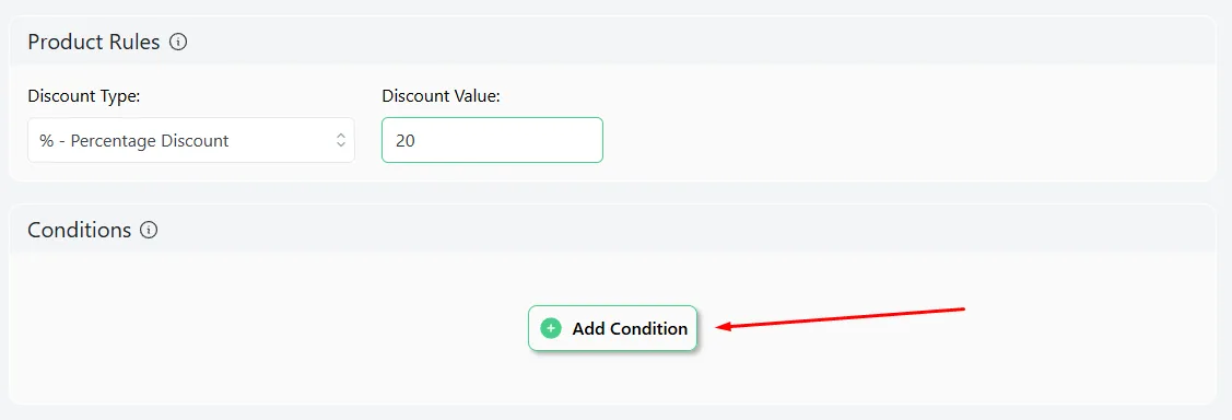 add condition