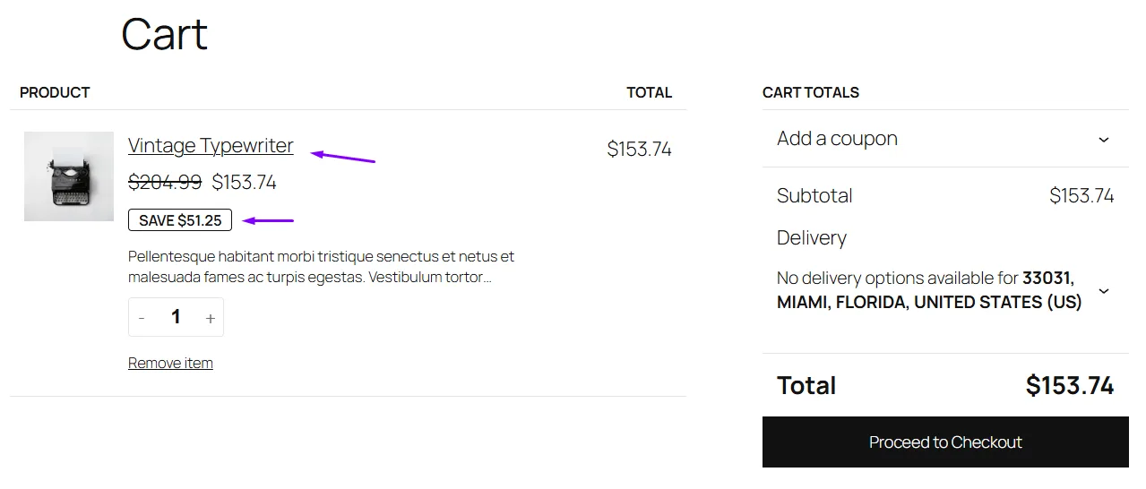 WooCommerce Percentage Discount