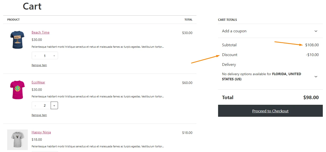 how to apply discounts to WooCommerce product prices