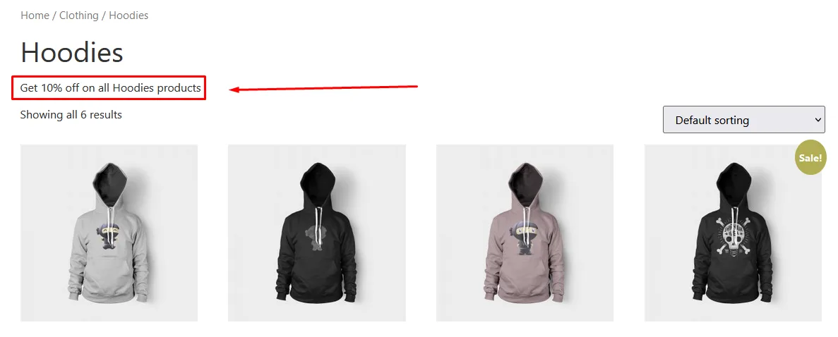 discount message