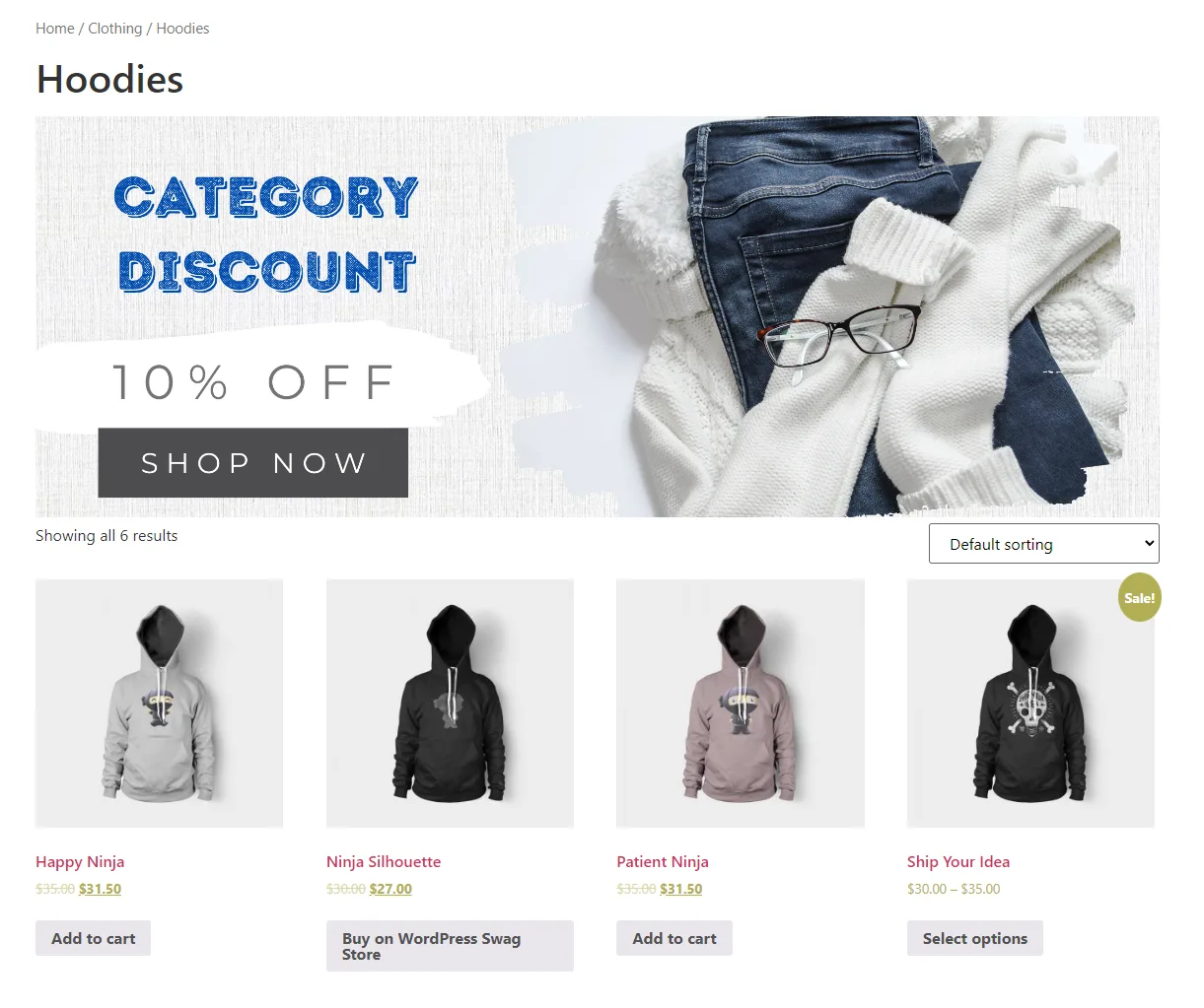WooCommerce Category Discount 
