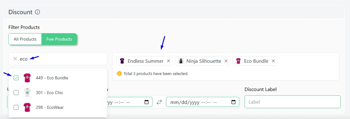 select products