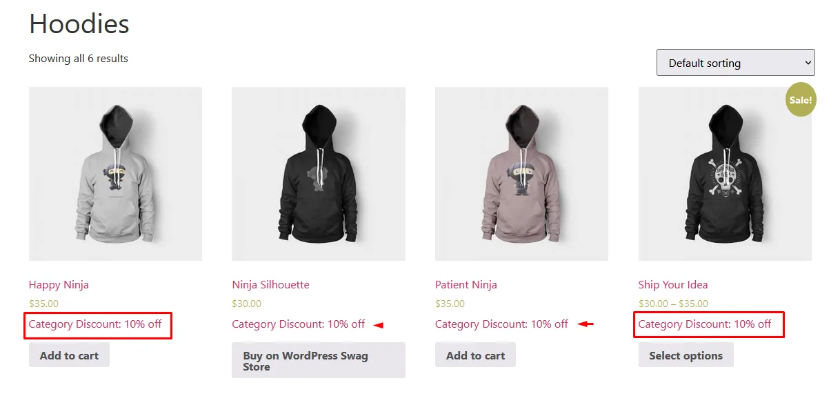 discount message
