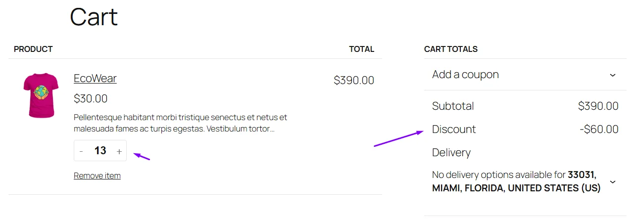 WooCommerce Percentage Discount