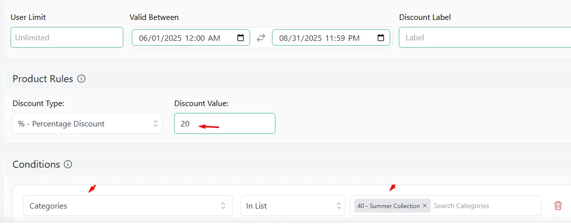 WooCommerce Category Discount 