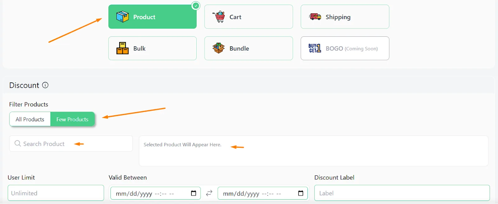 how to set up discounts in WooCommerce