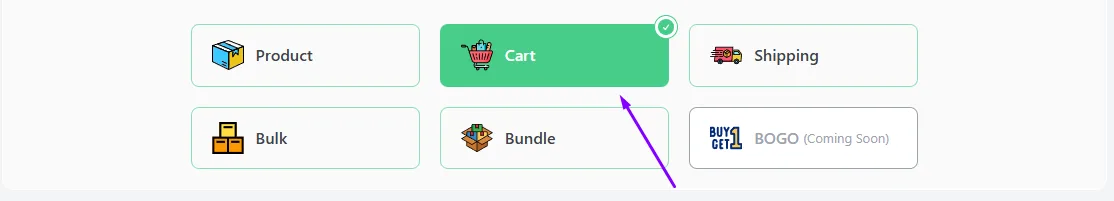 cart discount