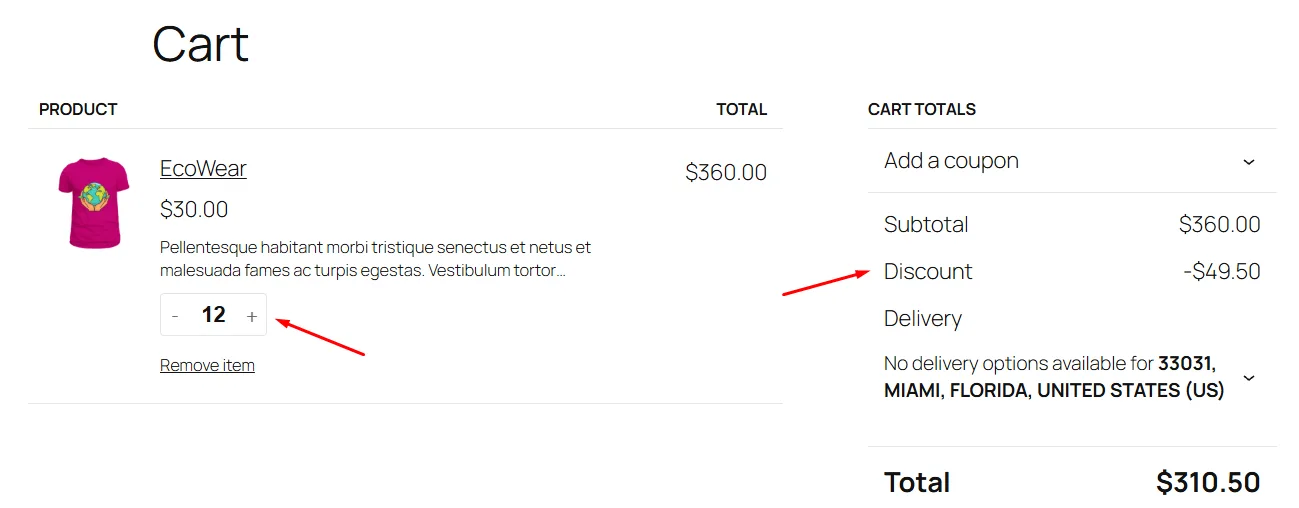 bulk discount woo