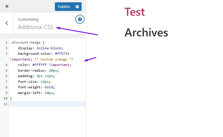 add css