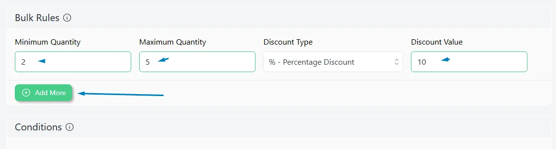 set value