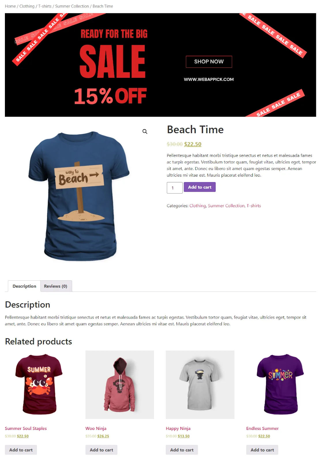 discount banner