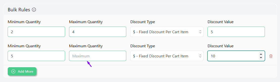 bulk discount