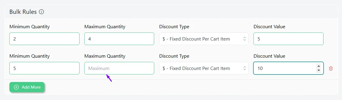 bulk discount