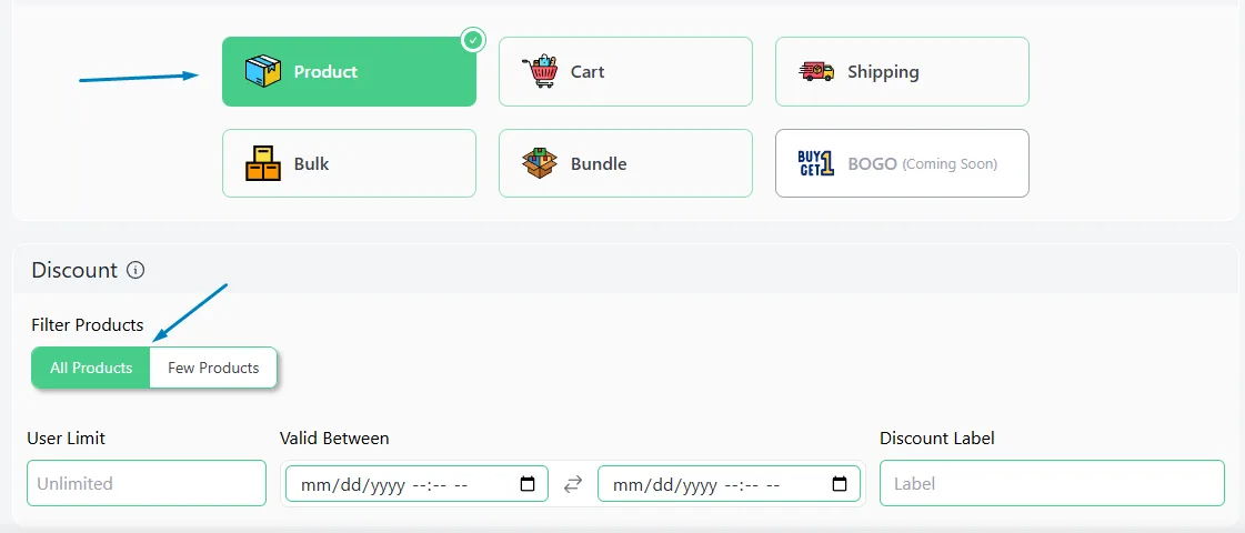 product discount