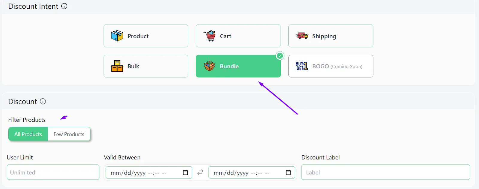 bundle discount
