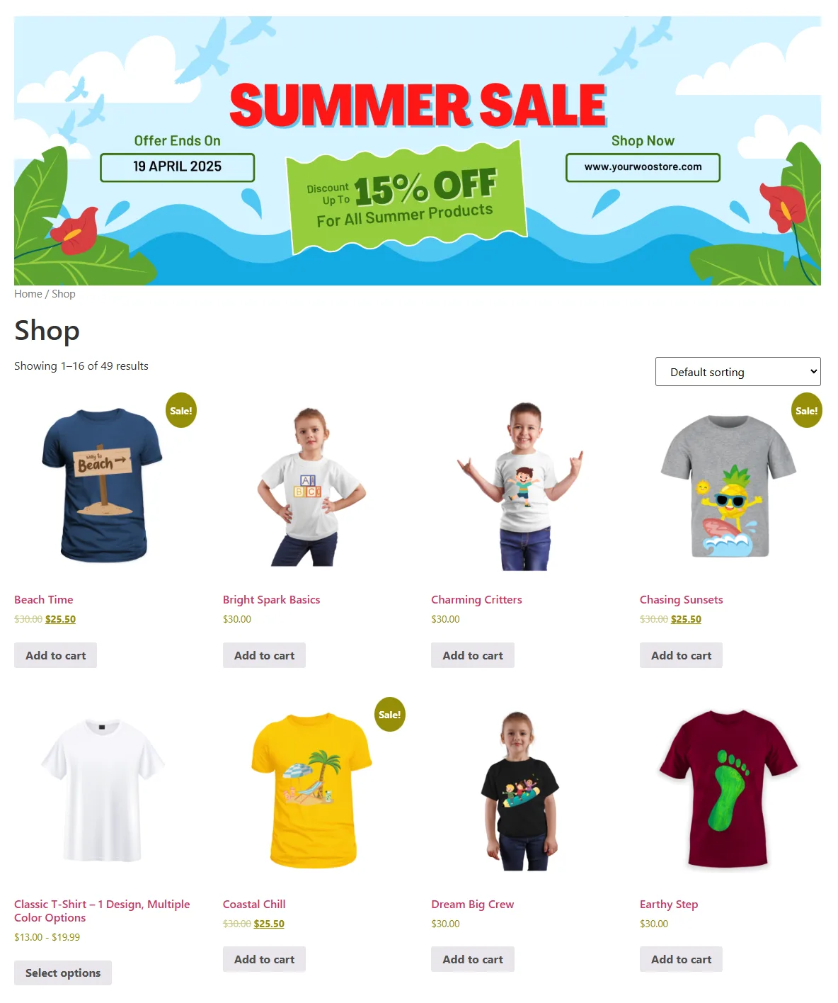 How to display a discount banner on your WooCommerce shop