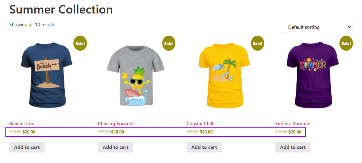WooCommerce fixed product discount