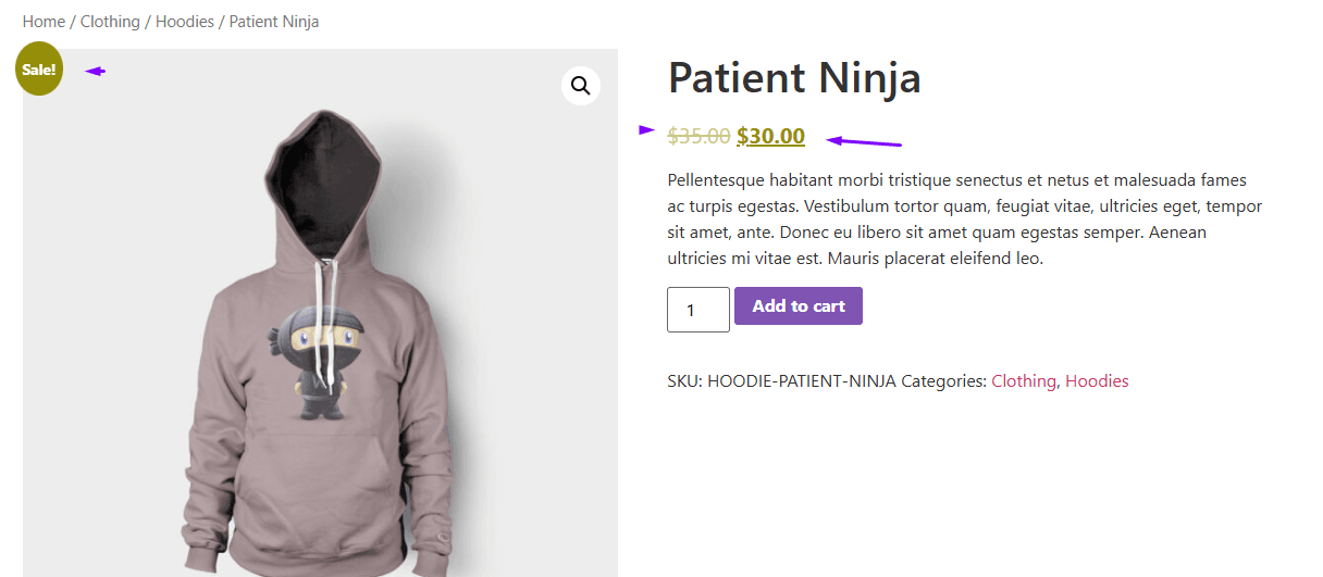 WooCommerce fixed product discount