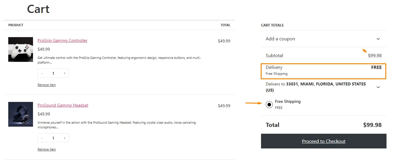 free shipping