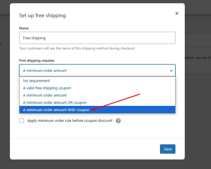free shipping coupon
