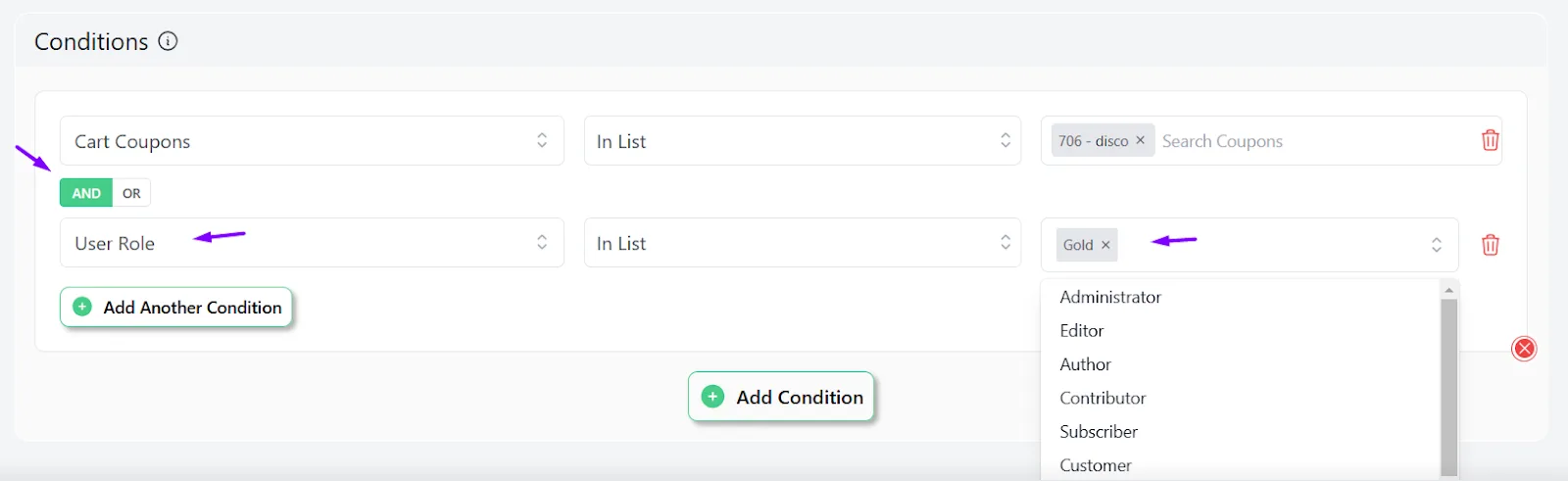 add user role