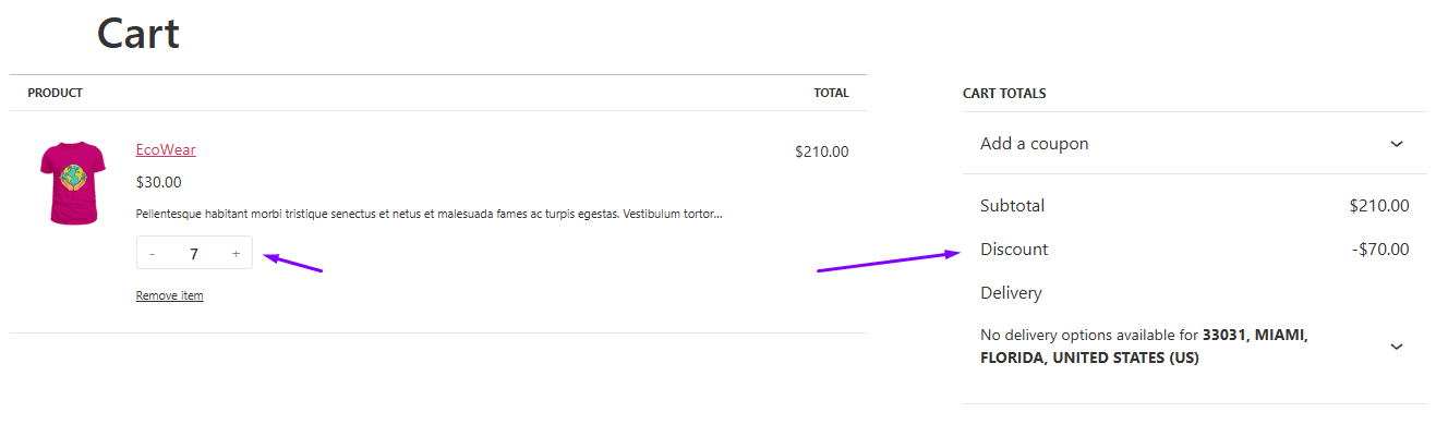 WooCommerce fixed product discount