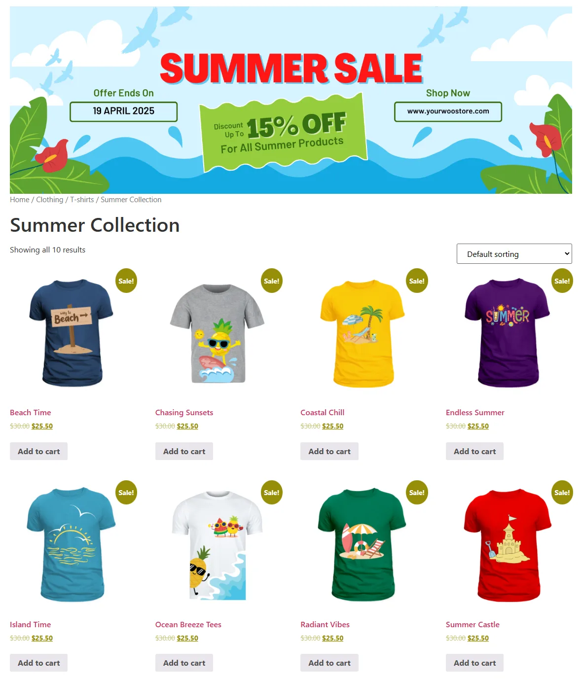 How to display a discount banner on your WooCommerce shop