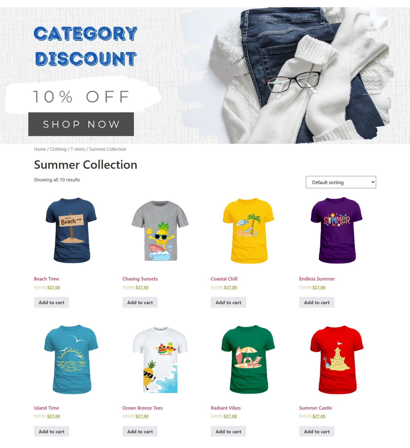 How to display a discount banner on your WooCommerce shop