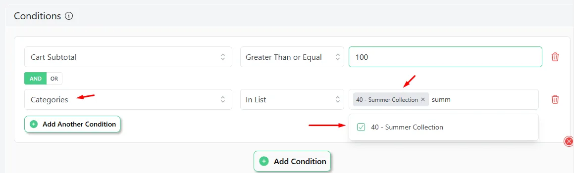 set filter
