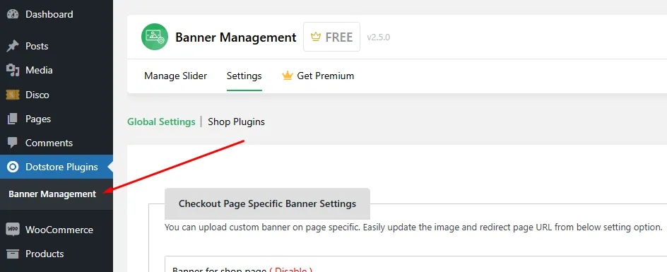 banner management