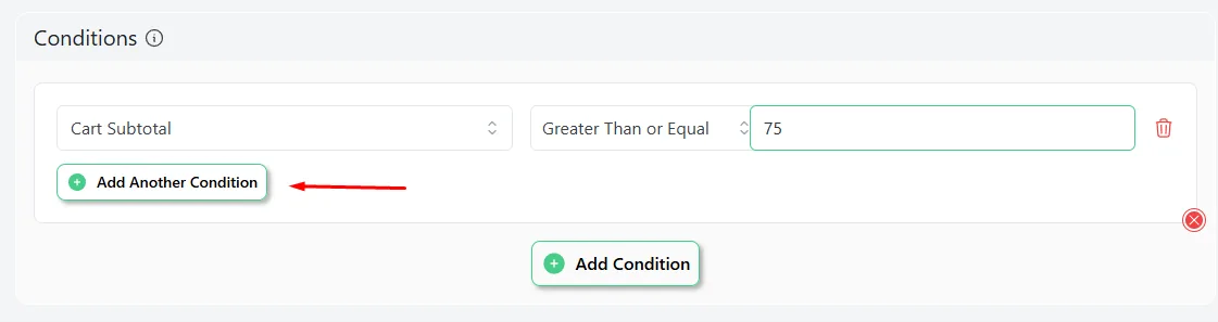 add another condition