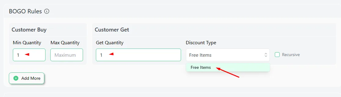 BOGO rules