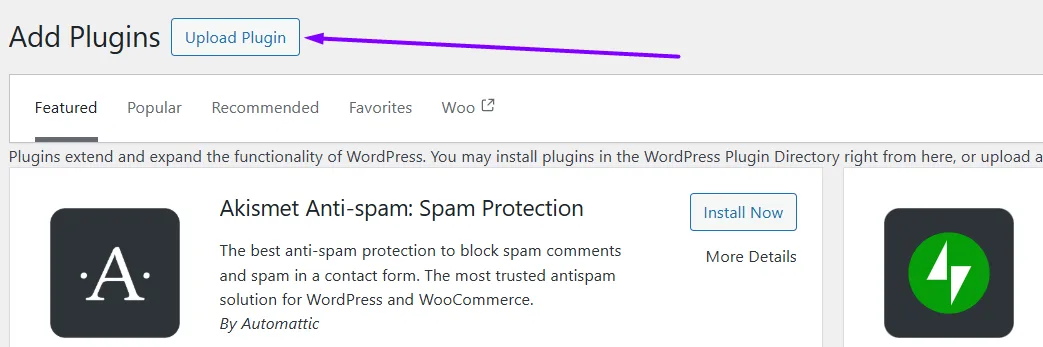 upload plugin