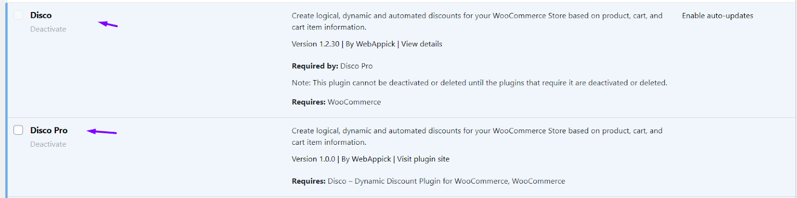 discount plugins