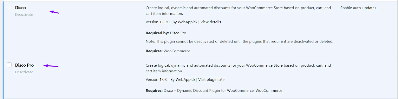 discount plugins