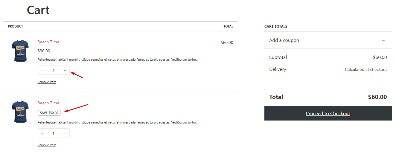 how to create a BOGO offer in WooCommerce