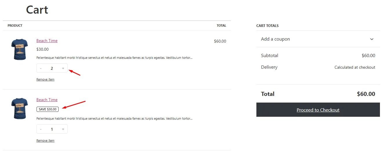 how to create a BOGO offer in WooCommerce