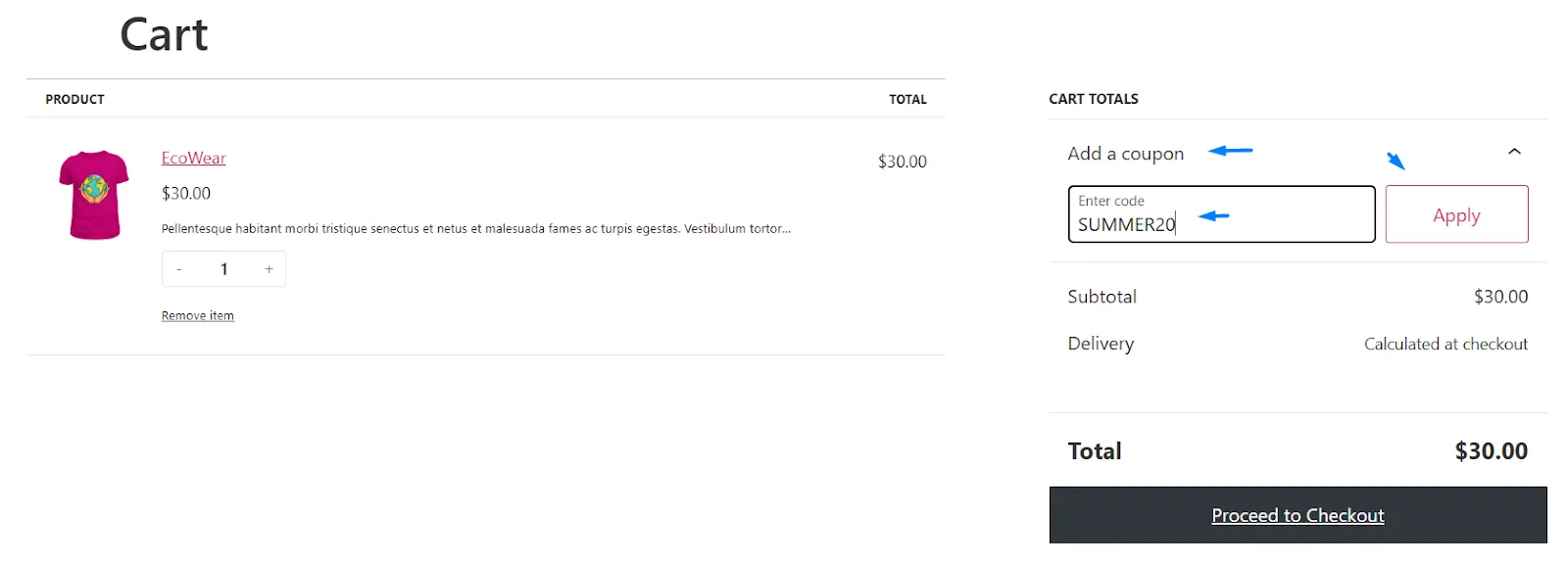 How do I add a 20% discount in WooCommerce