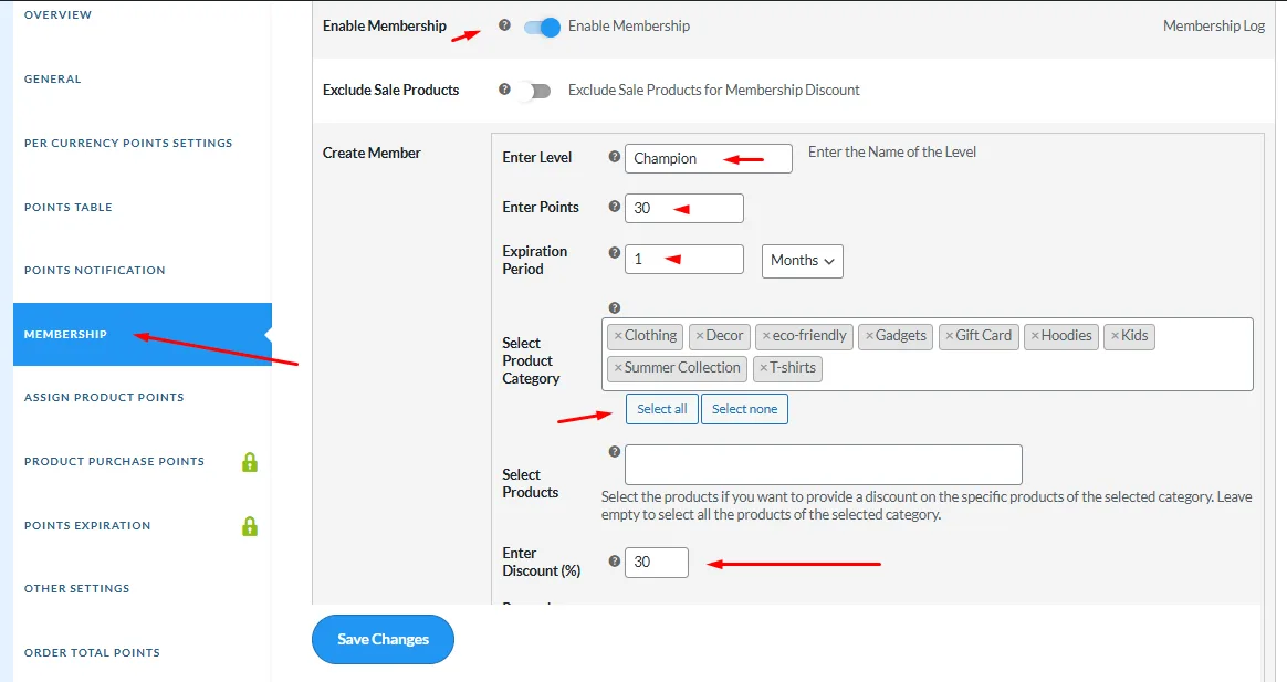 enable membership