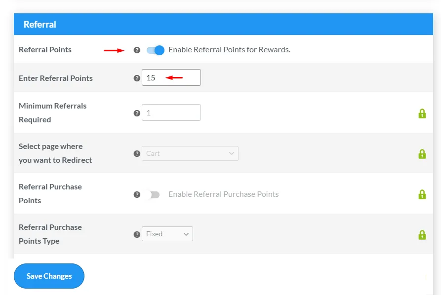 enable referral 